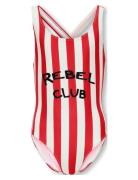 Kmgholiday Swimsuit Acc Badedrakt Badetøy Red Kids Only