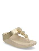 Fino Beadie-Button Metallic Toe-Post Sandals Flip-flopper Sandaler Bei...