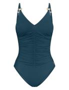 Summer Twist Op Badedrakt Badetøy Blue Triumph