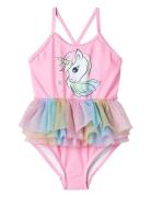 Nmfzilla Swimsuit Badedrakt Badetøy Pink Name It