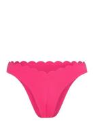 Scallop High Leg R Swimwear Bikinis Bikini Bottoms Bikini Briefs Pink ...
