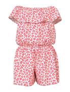 Nkfvinaya Ss Playsuit Fffff Noos Jumpsuit Red Name It