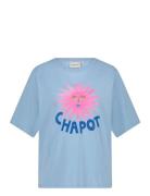Fay T-Shirt Tops T-shirts & Tops Short-sleeved Blue Fabienne Chapot