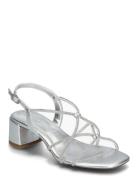 Women Sandals Sandal Med Hæl Silver Tamaris