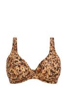Arizona Wave Swimwear Bikinis Bikini Tops Wired Bikinitops Brown Freya