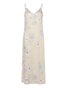 Floral Print Slip Dress Dresses Summer Dresses Cream GANT