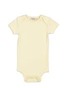 Ben Ss Bodies Short-sleeved Yellow MarMar Copenhagen