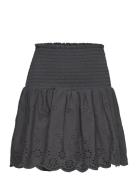 English-Embroidered Mini-Skirt Dresses & Skirts Skirts Short Skirts Bl...