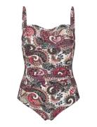 Genova Swimsuit Badedrakt Badetøy Burgundy Missya
