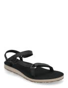 Original Universal Slim Leather Flate Sandaler Black Teva