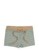Swim Pant Recycled Aop Badeshorts Green Mikk-line