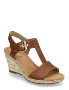 Wedge Sandal Sko Wedge Brown Gabor