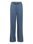 Philipaiw Pant Bottoms Trousers Wide Leg Blue InWear