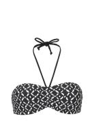 Bikinibra Padded Swimwear Bikinis Bikini Tops Bandeau Bikinitops Navy ...