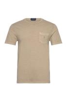 Custom Slim Mineral-Dyed Pocket T-Shirt Tops T-shirts Short-sleeved Be...