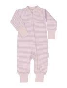Pyjamas Two Way Zipper Pyjamas Purple Geggamoja
