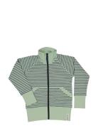 Zip Sweater Tops Sweat-shirts & Hoodies Sweat-shirts Green Geggamoja