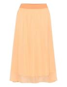 sz Skirt Knelangt Skjørt Orange Saint Tropez