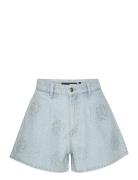 Denim Studs Shorts Bottoms Shorts Denim Shorts Blue ROTATE Birger Chri...