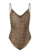 Pcbaomi Swimsuit Bc Badedrakt Badetøy Brown Pieces