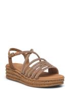 Sandal Sko Wedge Beige Gabor