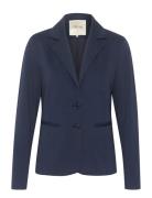 Anett Blazer Blazers Single Breasted Blazers Navy Cream
