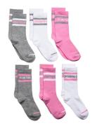 6W-6Pk Crew Sock Sokker Strømper Multi/patterned Converse