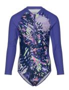 Sunproof Swimsuit, Aallot Sport Swimsuits Purple Reima
