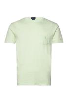 Custom Slim Mineral-Dyed Pocket T-Shirt Tops T-shirts Short-sleeved Gr...