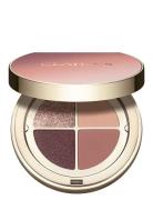 Ombre 4 Couleurs Øyenskygge Palett Sminke Nude Clarins