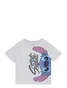 Nmmanwit Stitch Nreg Ss Top Wdi Tops T-shirts Short-sleeved Blue Name ...