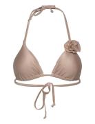 Lima Triangle Swimwear Bikinis Bikini Tops Triangle Bikinitops Beige H...