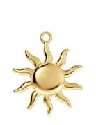 Sun Charm L Halskjede Anheng Gold Edblad