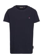 K Salis Ss 2 Tops T-shirts Short-sleeved Navy Napapijri