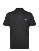 Uk Ss Tournament Po Sport Polos Short-sleeved Black Callaway
