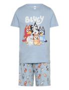 Pyjama Tee Shorts Bluey Pyjamas Sett Multi/patterned Lindex