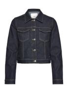 Denim Jacket Pockets Dongerijakke Denimjakke Navy Mango