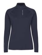 Addy Long Sleeve Sport T-shirts & Tops Long-sleeved Navy Röhnisch