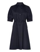 Delaurena Kort Kjole Navy BOSS