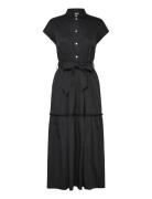 Taormina Dress Knelang Kjole Black Balmuir