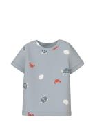 Nbmvroels Ss Top Box Tops T-shirts Short-sleeved Blue Name It