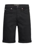 Superflex Denim Shorts Bottoms Shorts Denim Black Lindbergh
