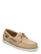 Docksides Portland Nubuck Båtsko Sko Beige Sebago