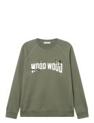 Wwhester Tops Sweat-shirts & Hoodies Sweat-shirts Green WOOD WOOD