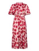 Ruth Dress Knelang Kjole Red Noella