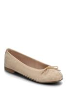 Biamadison Ballerina Suede Ballerinasko Ballerinaer White Bianco