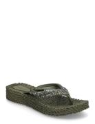 Flip Flop On Platform Sole Flip-flopper Sandaler Green Ilse Jacobsen