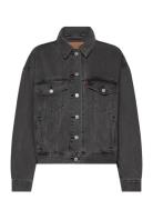 90S Trucker Med Indigo - Worn In Dongerijakke Denimjakke Black Levi's®