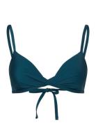 Swim Top Nicola Shiny Swimwear Bikinis Bikini Tops Wired Bikinitops Bl...