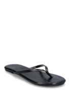 Biamexico Flip Flop Faux Leather Flip-flopper Sandaler Black Bianco
